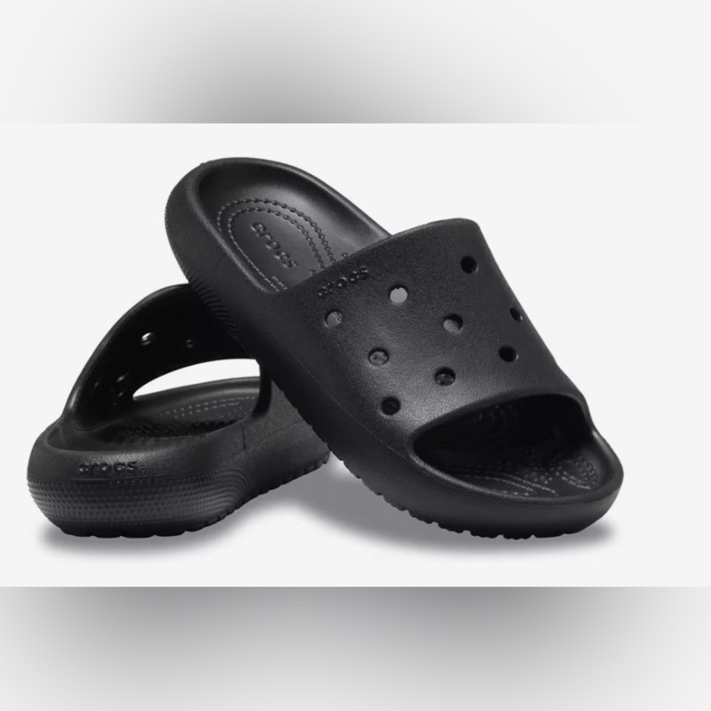 CROCS Black Slide Sandals
